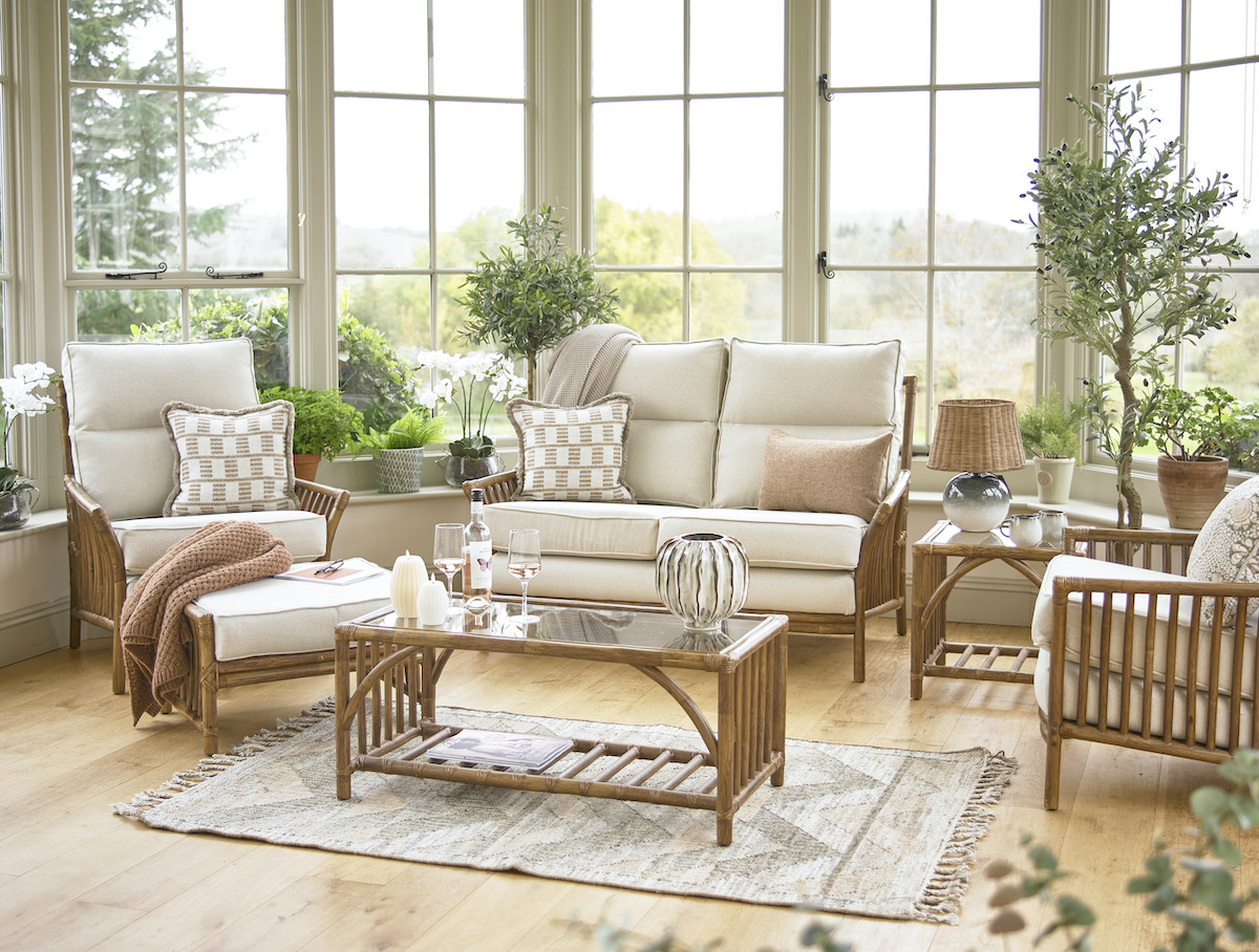 Malacca cane conservatory furniture